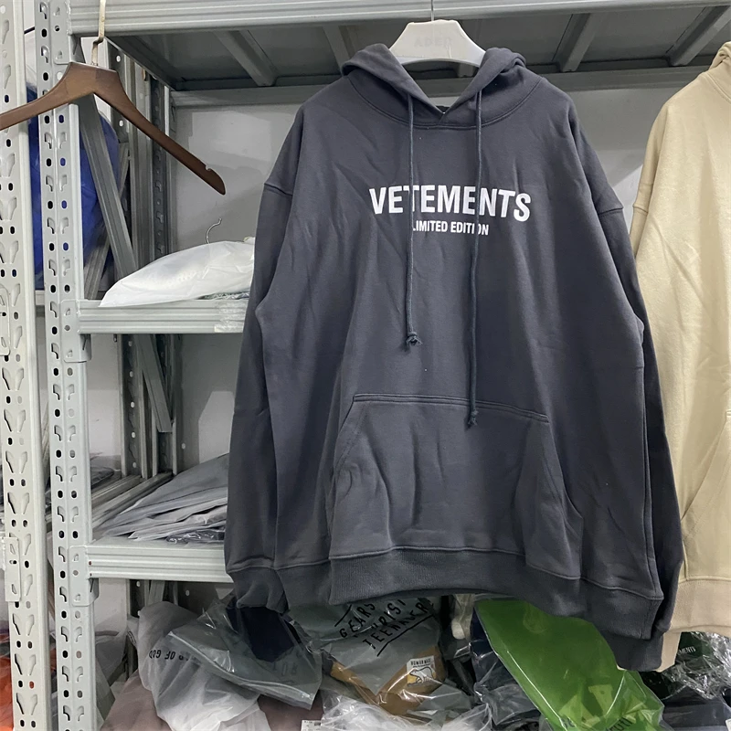 

Gym Vetements Logo Limited Editon Hoodie Men Women Vetements Paris Designer Clothes Top Quality Oversize Pullovers Sweatshirt