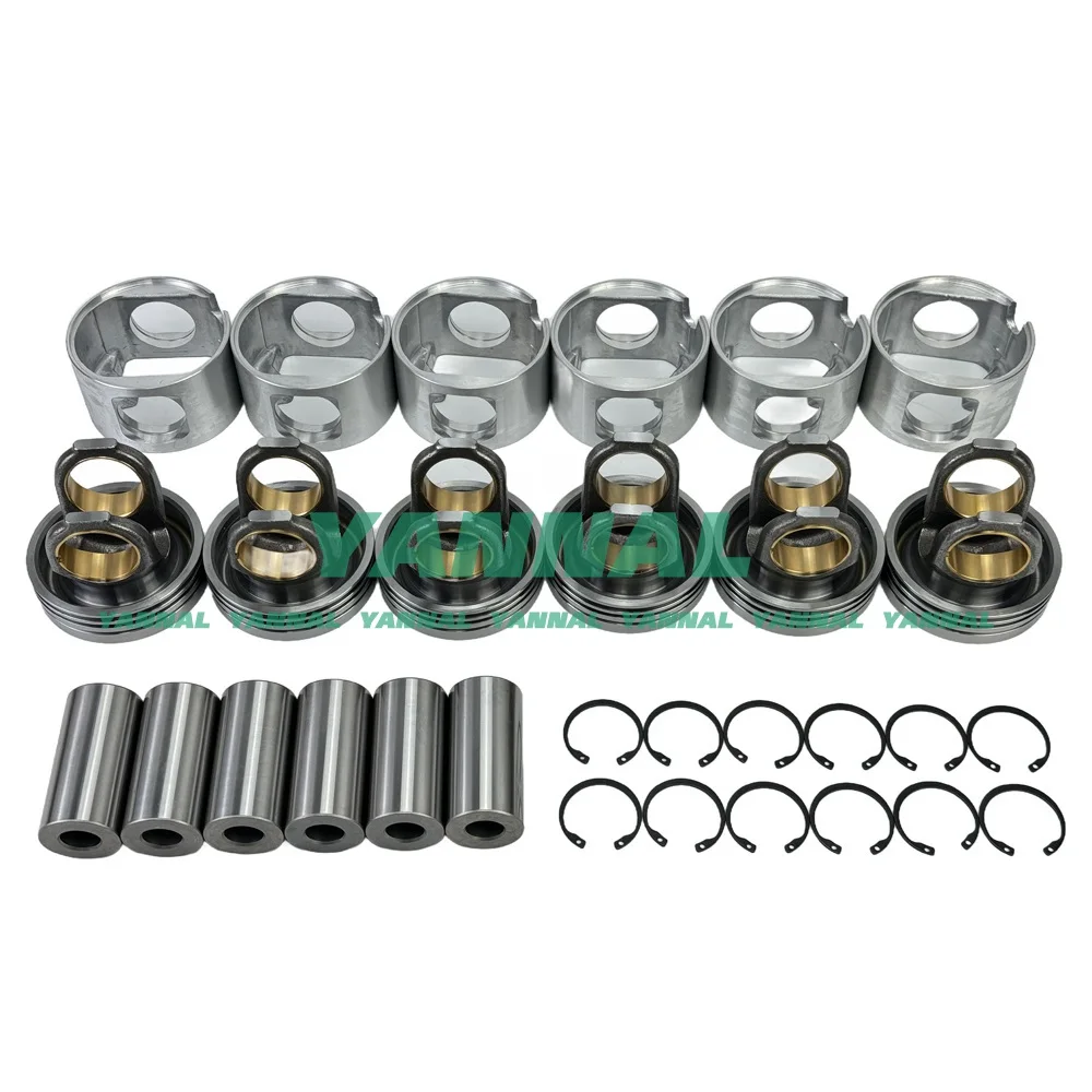 Поршневая труба C9 и поршневая юбка 324-7380 197-9297 для деталей двигателя экскаватора