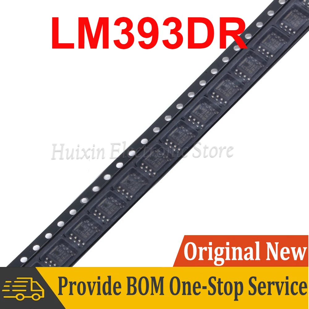 

10Pcs LM393DR LM393 SOP8 LM393D SOP-8 SOP SMD New and Original IC Chipset
