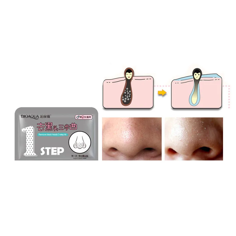 3 шт./партия маска для удаления чёрных точек на носу