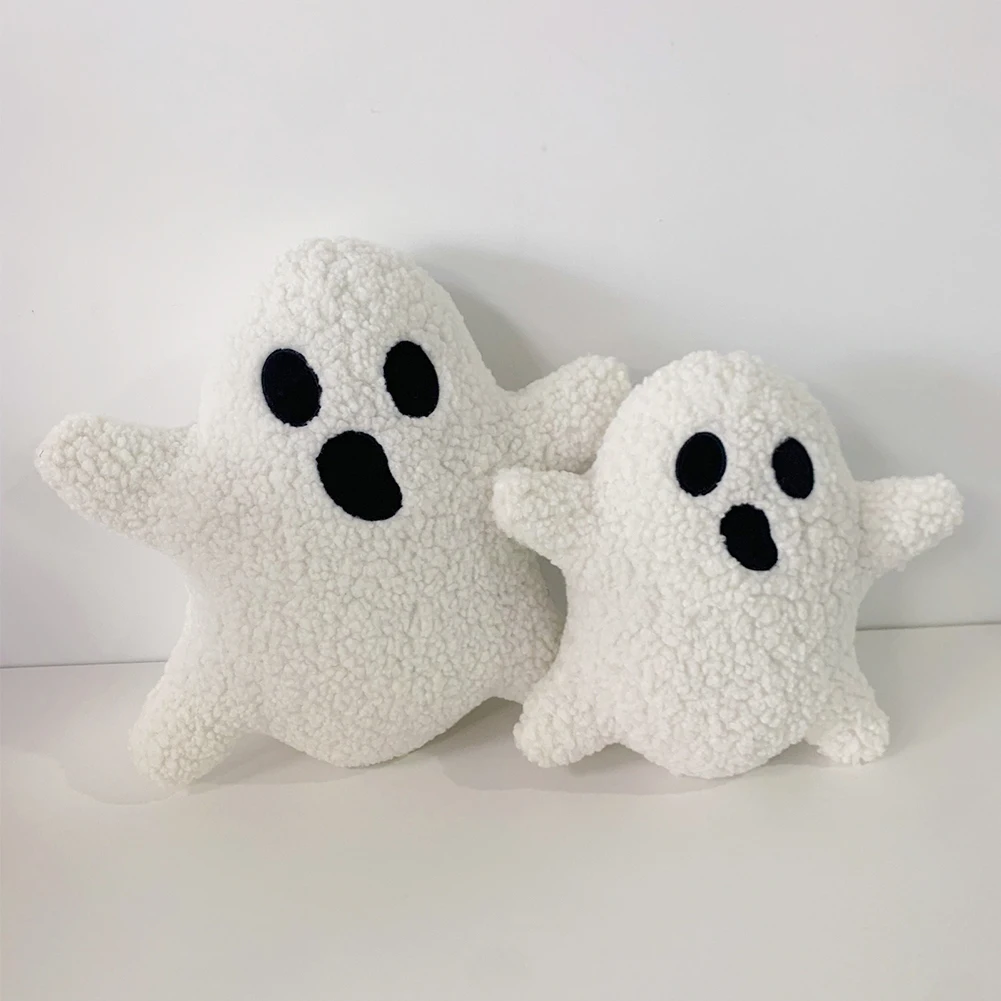 Декоративная жуткая подушка на Хэллоуин мягкая в форме призрака игрушечная с