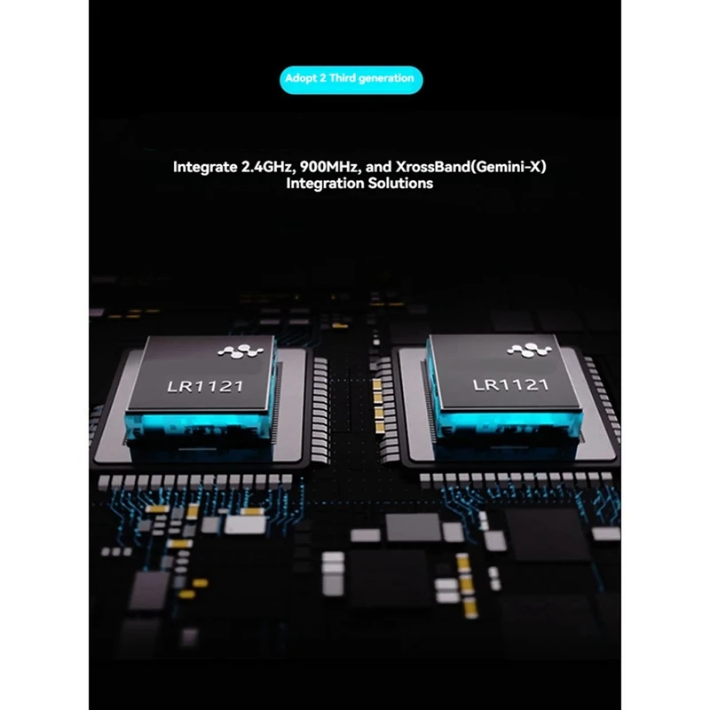 Для Radiomaster DBR4 2 4G/915 МГц ELRS приемник двухдиапазонный двухканальный Gemini для FPV дрона