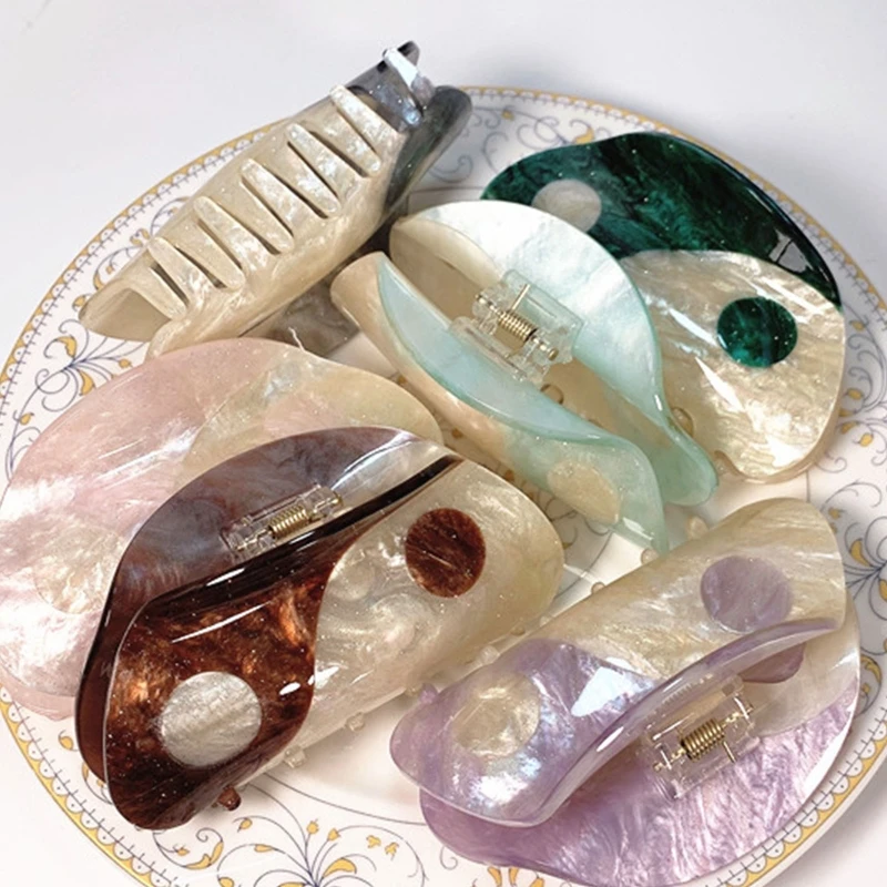 Matching Tai Chi Hair Clip Hairpin Headwear For Women Hair Bathroom Accessories Nonslip