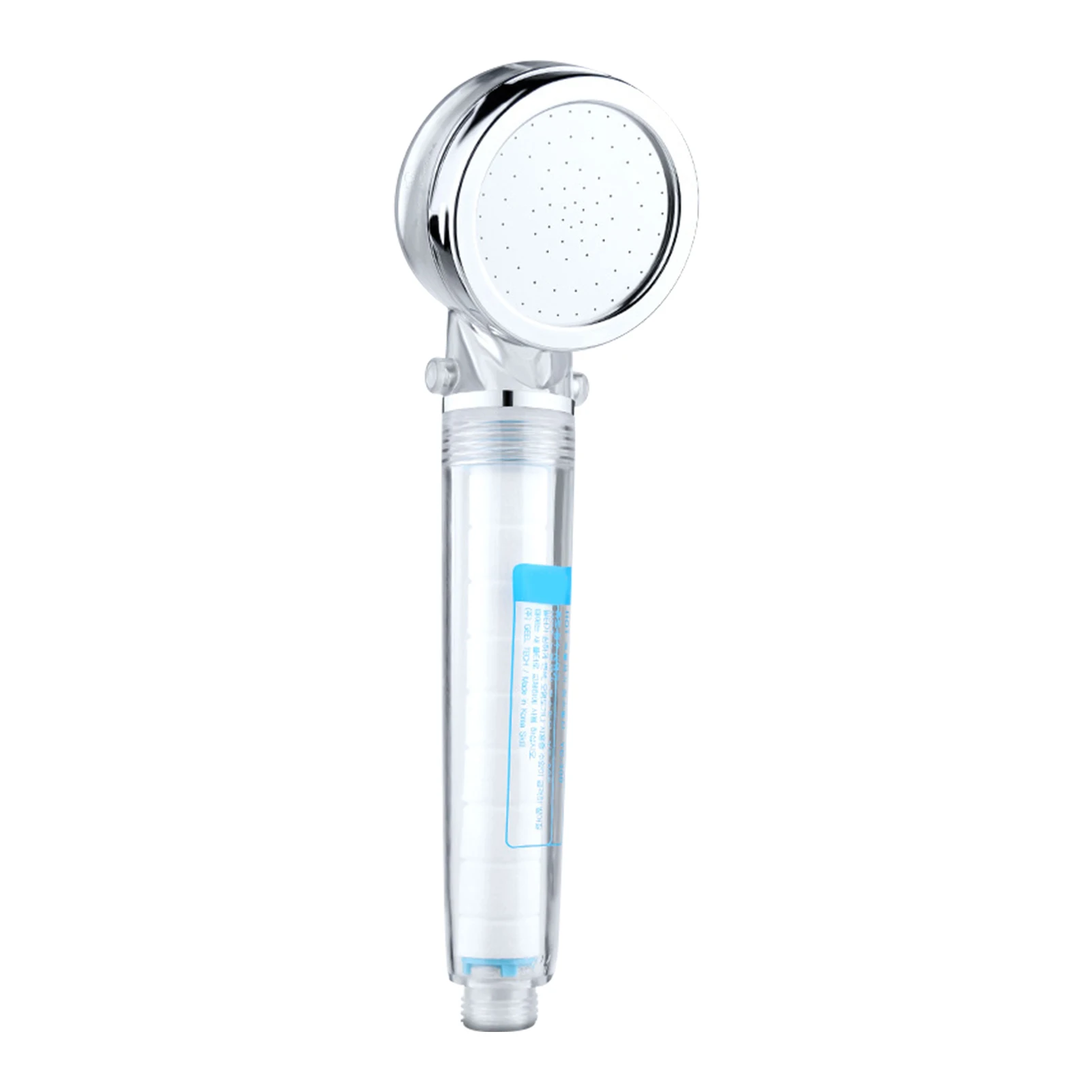 

Handheld High Pressure Shower Head With Filter Sprinkler Negative Ion Balls Universal For Bathroom Water Purification