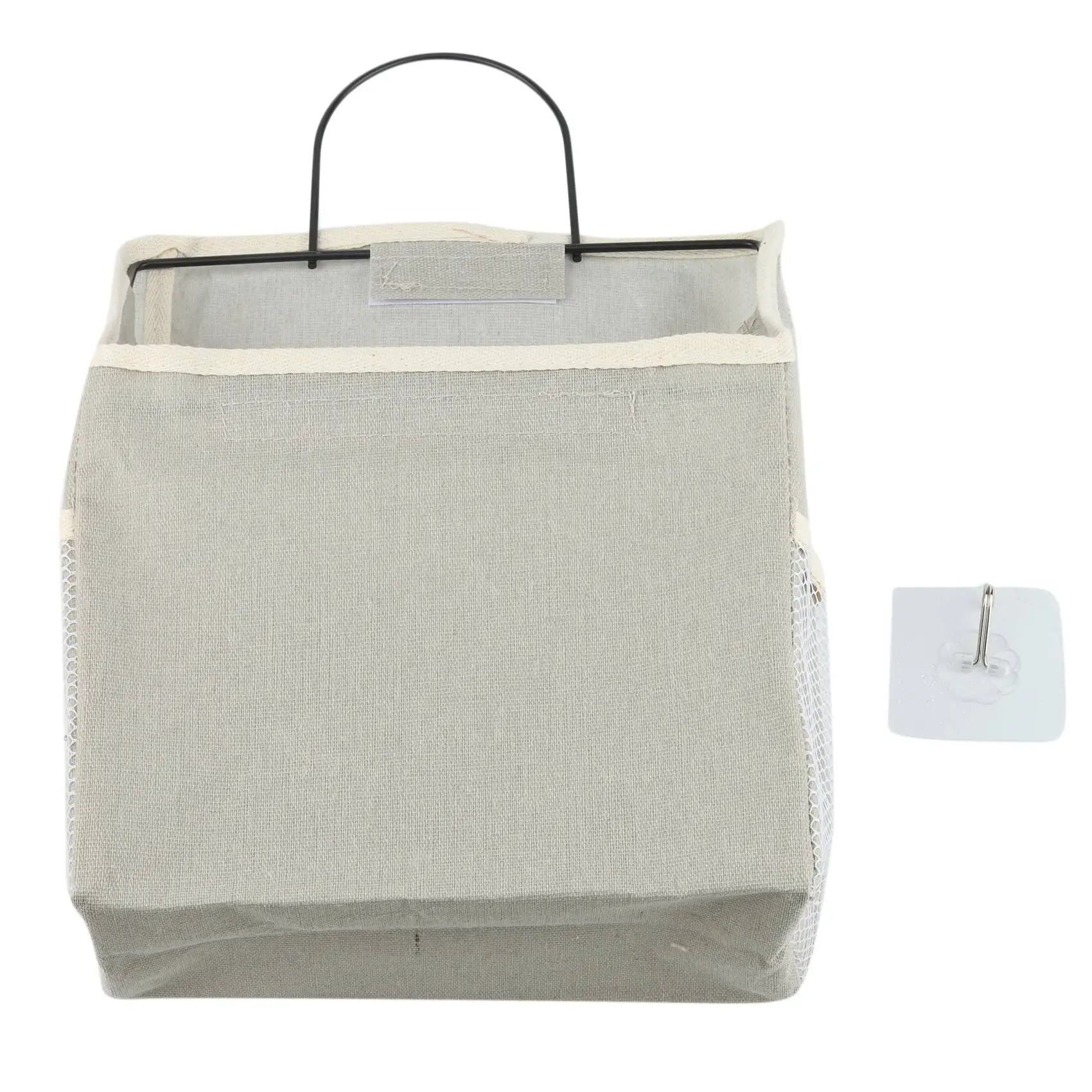 

2PCS Storage Bag Wall Hanging College Dormitory Wall Storage Bag Door Bathroom Storage Bag ,Gray