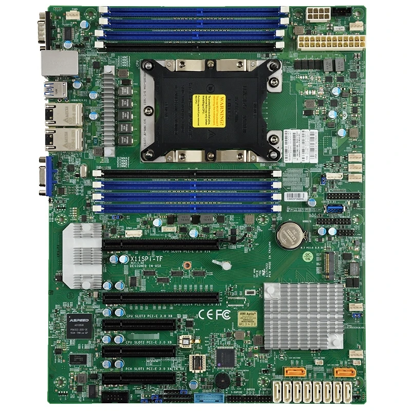 

Стандарпосылка материнская плата для одноканального сервера Supermicro LGA3647 dual 10G Ethernet порт C622 чип M.2 IPMI