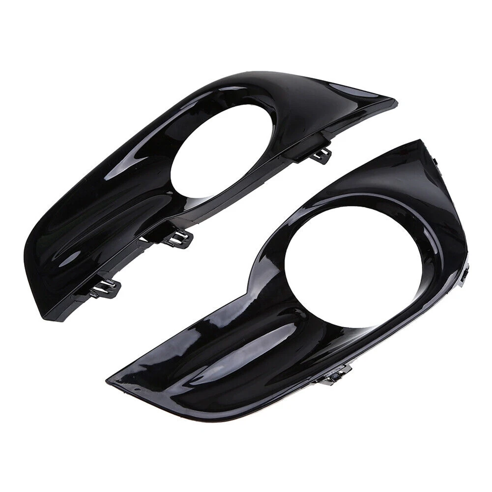 

1Pair Car Front Bumper Fog Light Cover Bezel Grille with Hole for Nissan Altima / Teana L33 2012-2015
