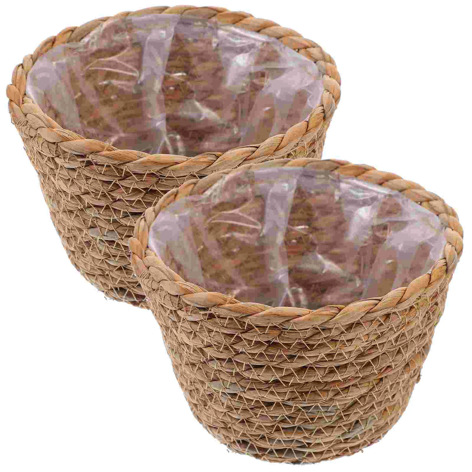 

Basket Flowers Woven Planter Arrangement Hand-made Hand-woven Baskets Shop Plants Indoor
