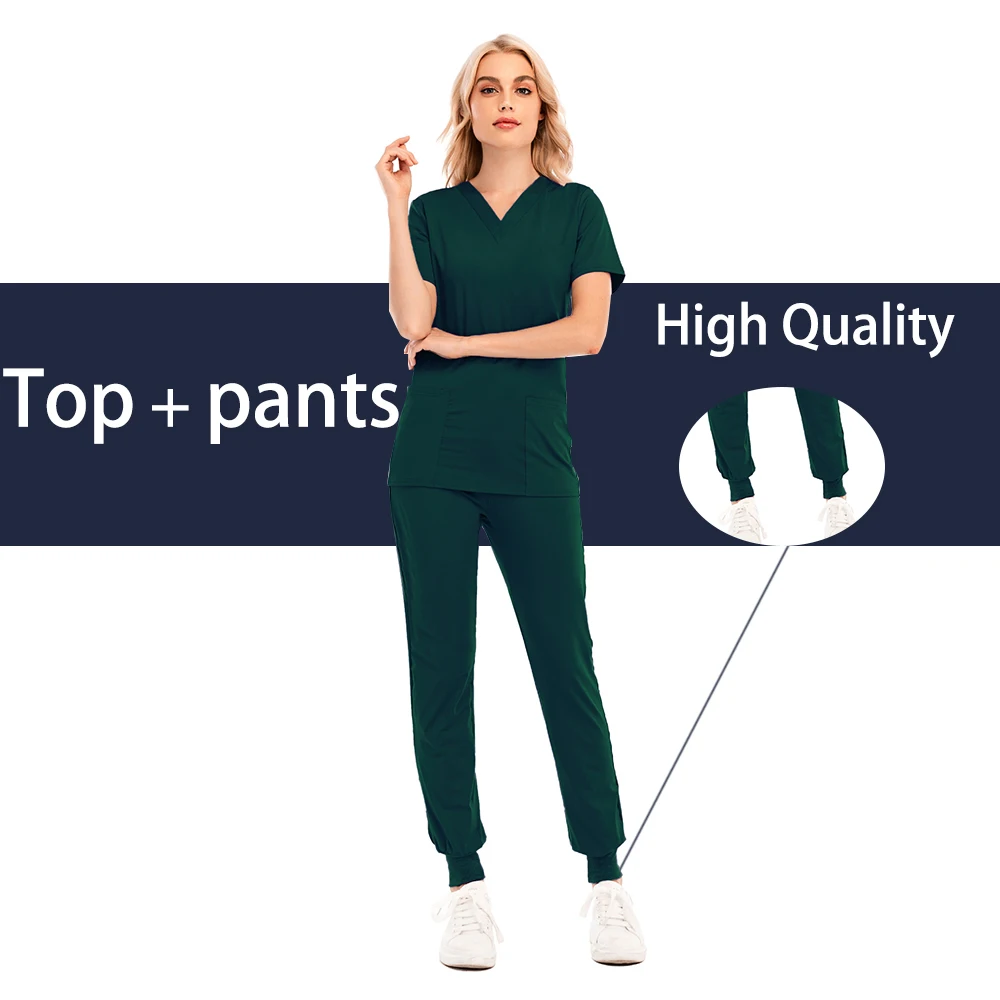 Больничная рабочая одежда для врачей костюмы эластичные униформы домашних