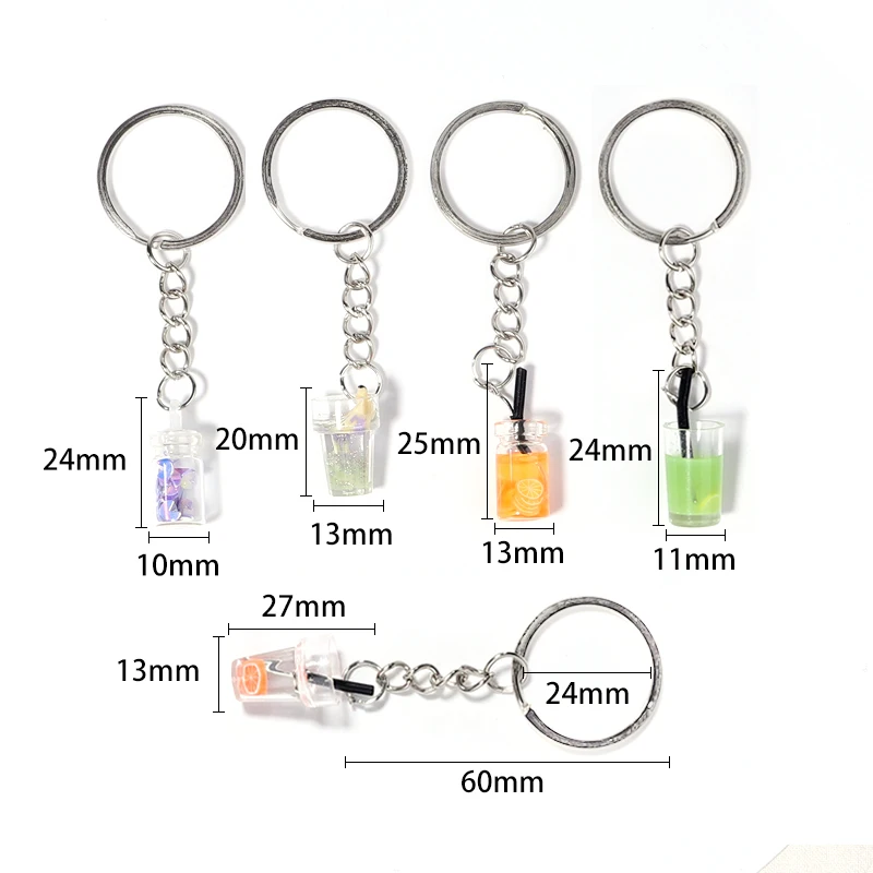 Подвеска для ожерелья и акриловое кольцо ключей разные цвета изготовления