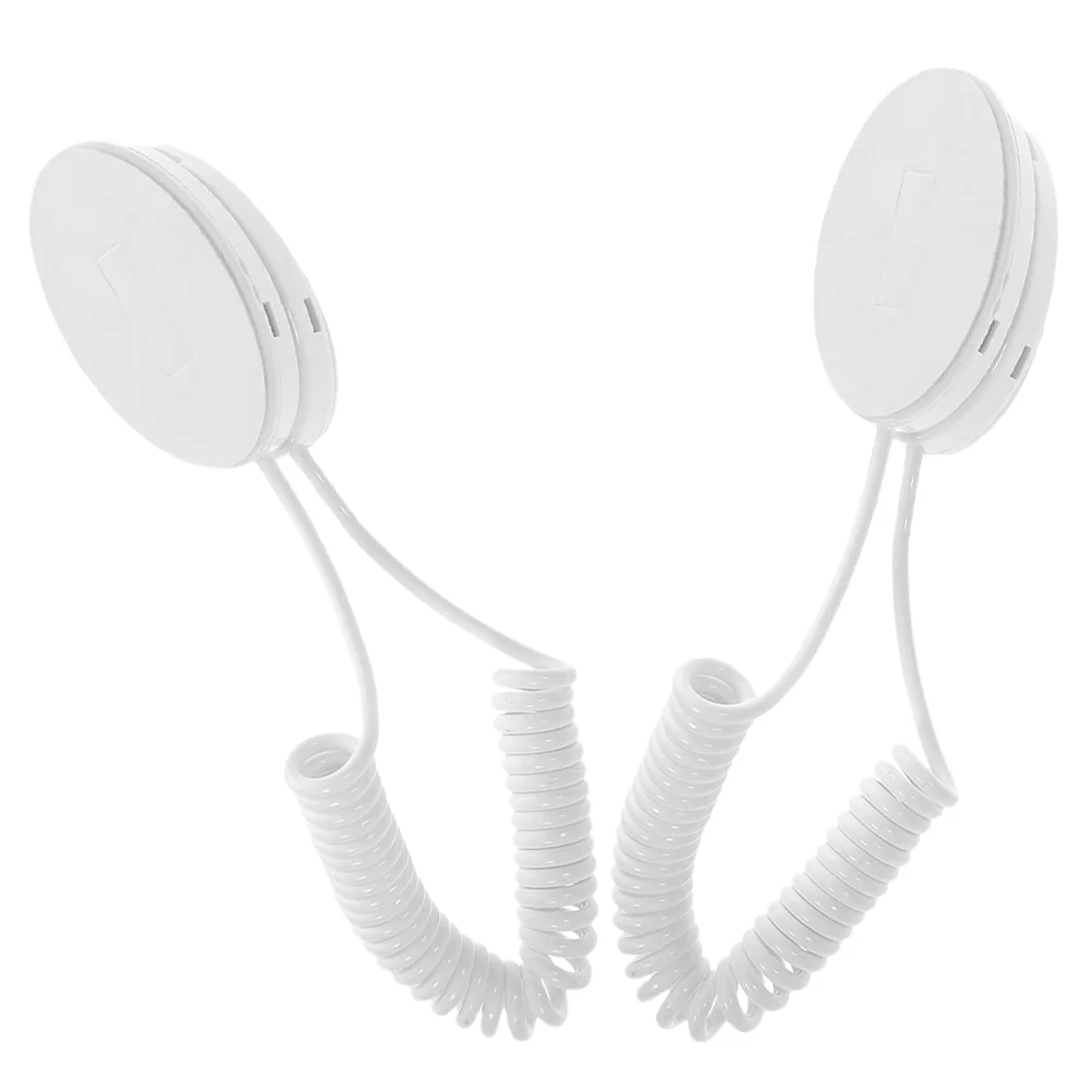 

2 Pcs No Punching Mount Plastic Remote Control Tether Security Cable
