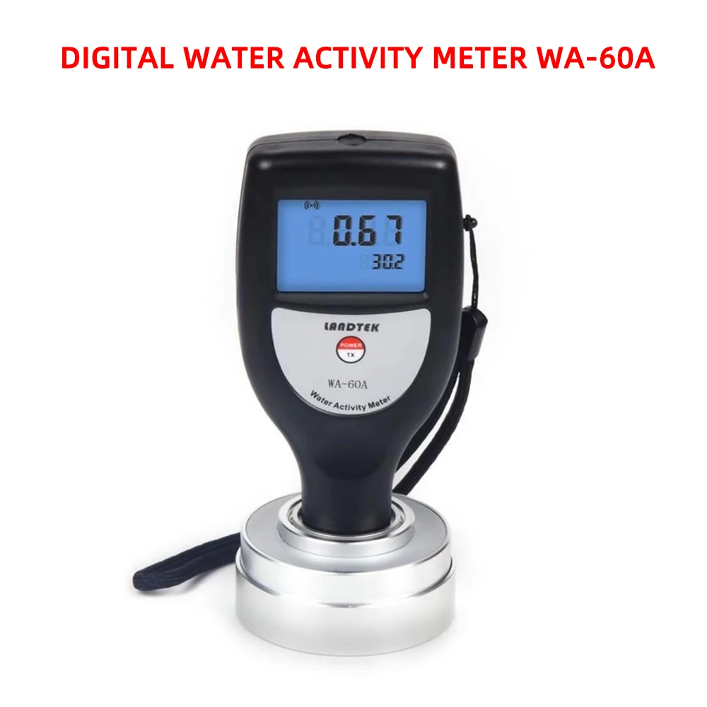 

Water Activity Meter WA-60A Digital Display Water Activity Meter Food Grain Bread Fruit Portable Water Activity Meter