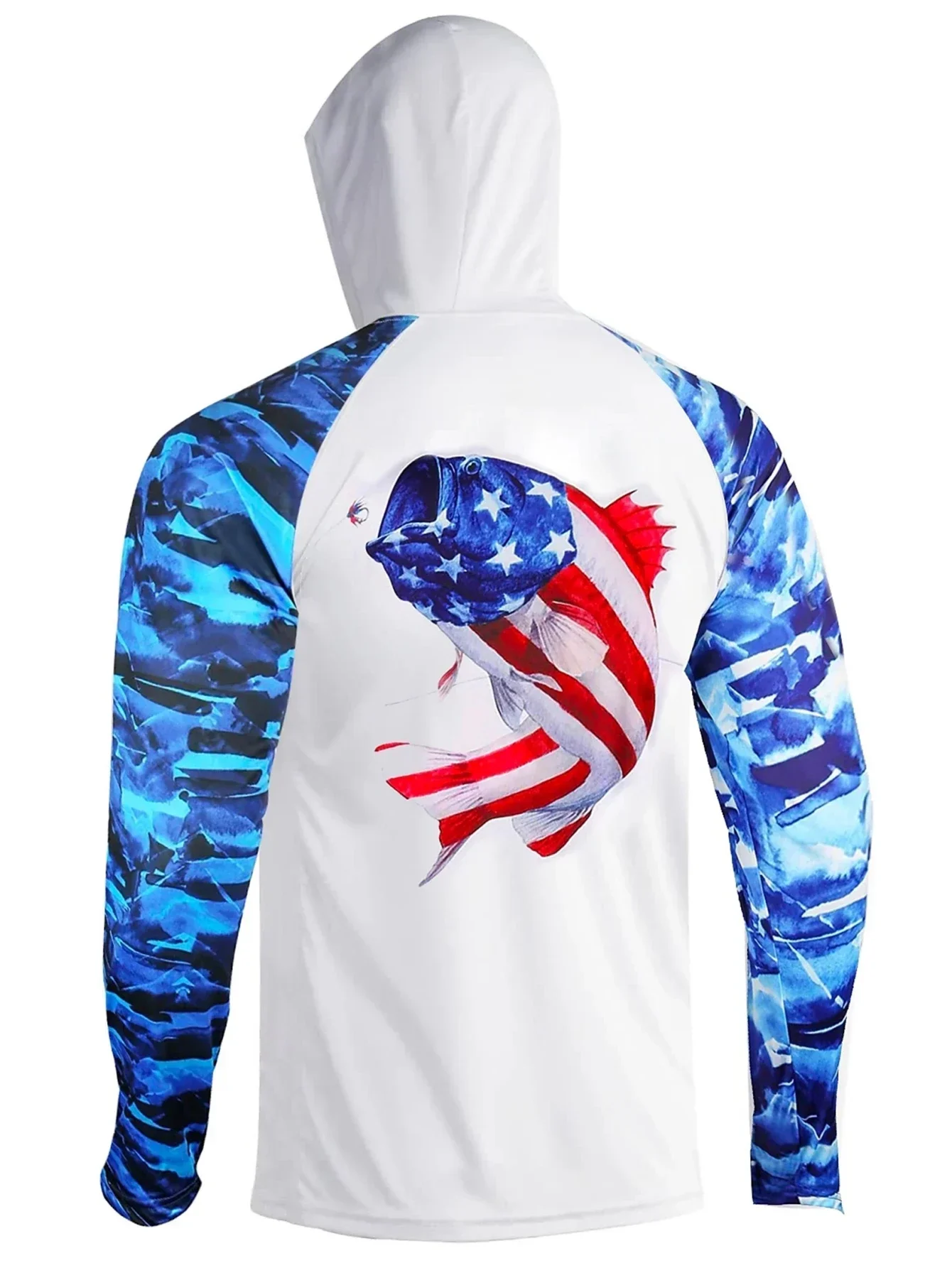 Рыболовные рубашки камуфляжная Солнцезащитная дышащая одежда для рыбалки