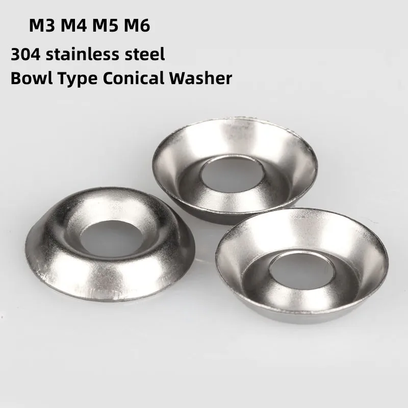 

M3 M4 M5 M6 304 stainless steel Bowl Type Conical Washer Countersunk Washers Concave-Convex Hollow Fisheye Gasket