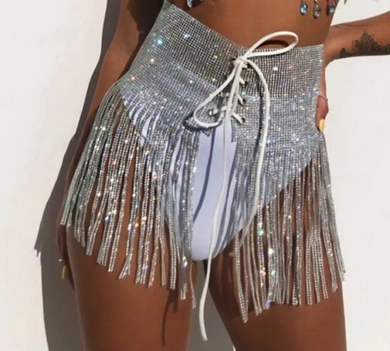 

Женская юбка с бахромой, модель 2023 года, 1 шт.