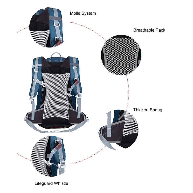Водонепроницаемый походный рюкзак 30 л цвет в ассортименте