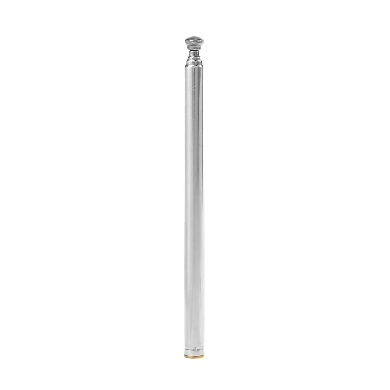 

80mm Length 5 Section Telescoping Stainless Steel AM FM Radio TV Antenna Receiver Telescopic Aerial For Radio Equipment