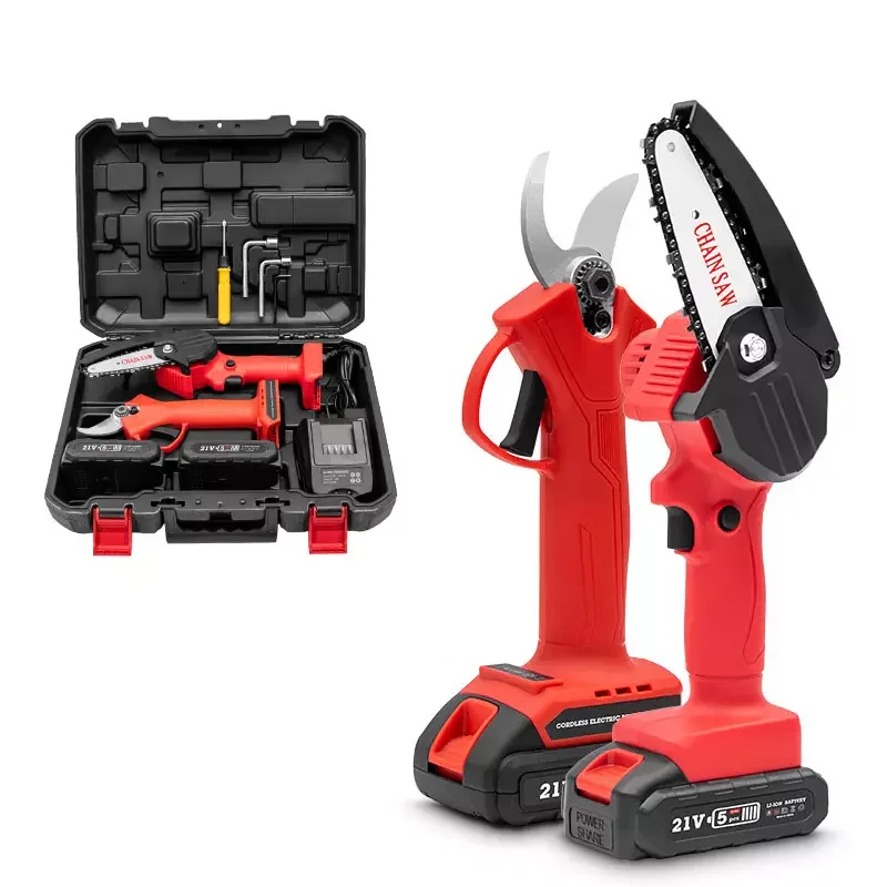 

Rechargeable wood cutting 4inch tree chainsaw electrical mini lithium battery electric saw