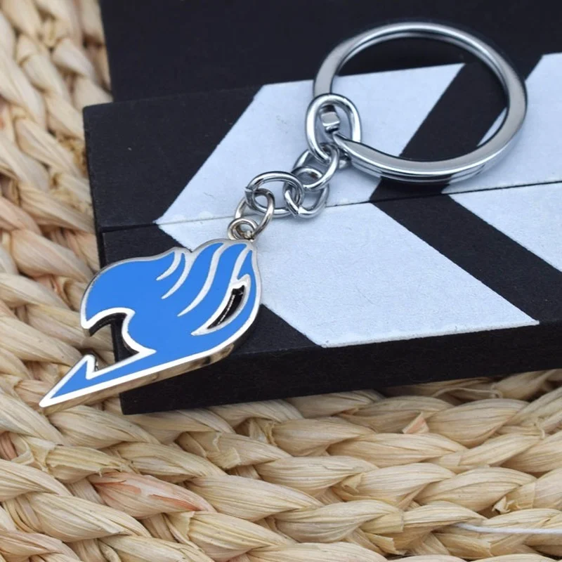 

Брелок для ключей «Хвост Феи» в стиле аниме для женщин и мужчин, кольцо для ключей, подвеска для вечевечерние в японском стиле, подарок девуш...