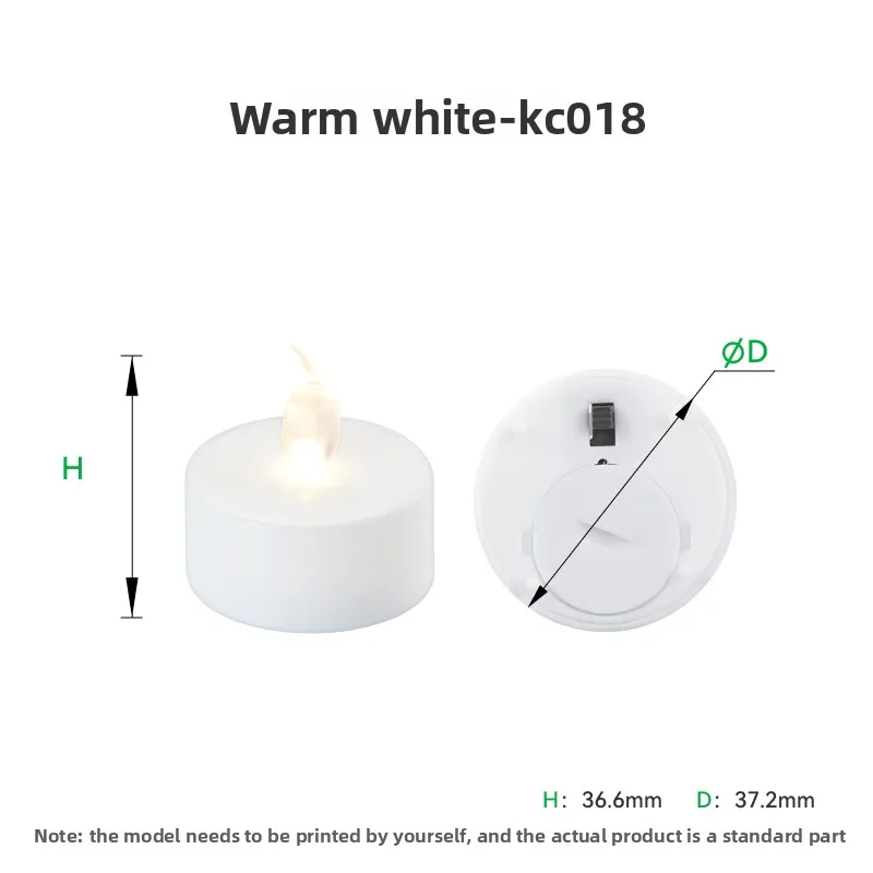 Фото Совершенно новые оригинальные лампы-свечи для Bambu Lab KC008, KC017, KC018, компоненты для 3D-печатных моделей Maker Treasure House Creative. №4