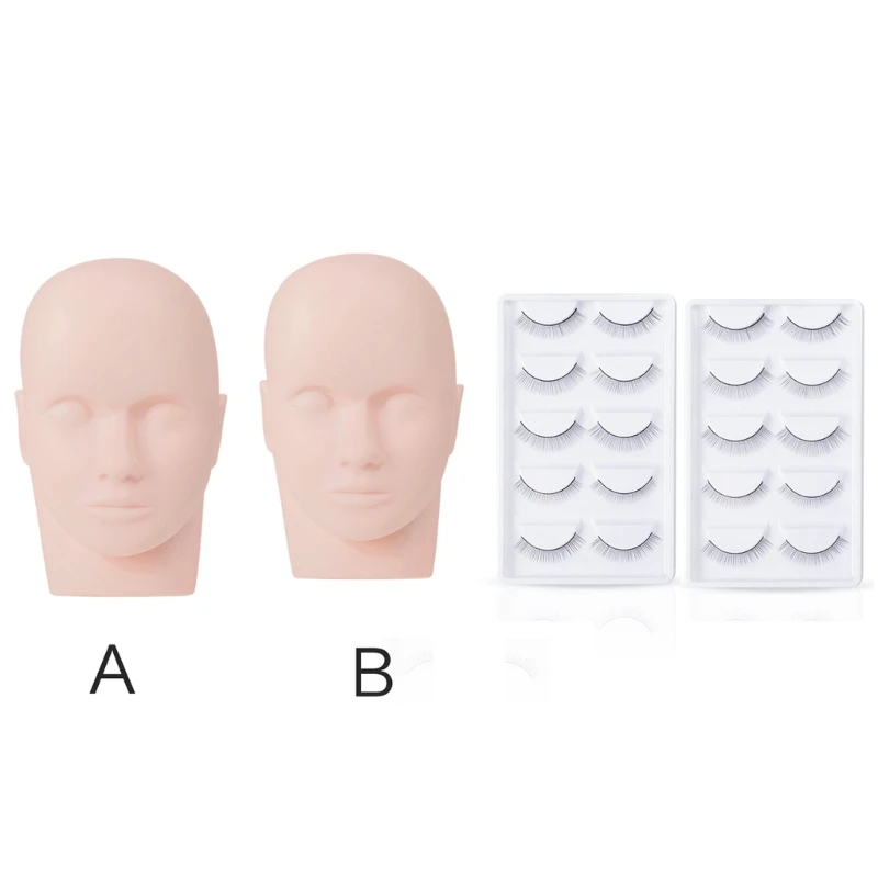 

Practice Lashes Set Grafting Eyelashes Training Eyelash Extension Tools R3MF
