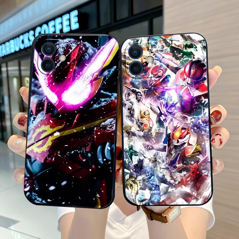 Bandai  Kamen Rider Phone Case For iPhone 12 11 13 Pro MAX 6 6S 7 8 Plus XS 13 12 Mini X XR SE 2020 5 Japan Anime Funda Cover