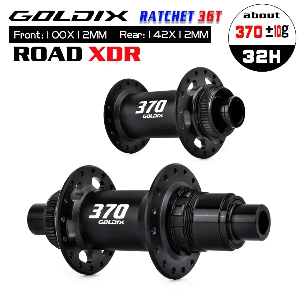 Велосипедная втулка GOLDIX R370 герметичный подшипник 6 болтов дисковый тормоз