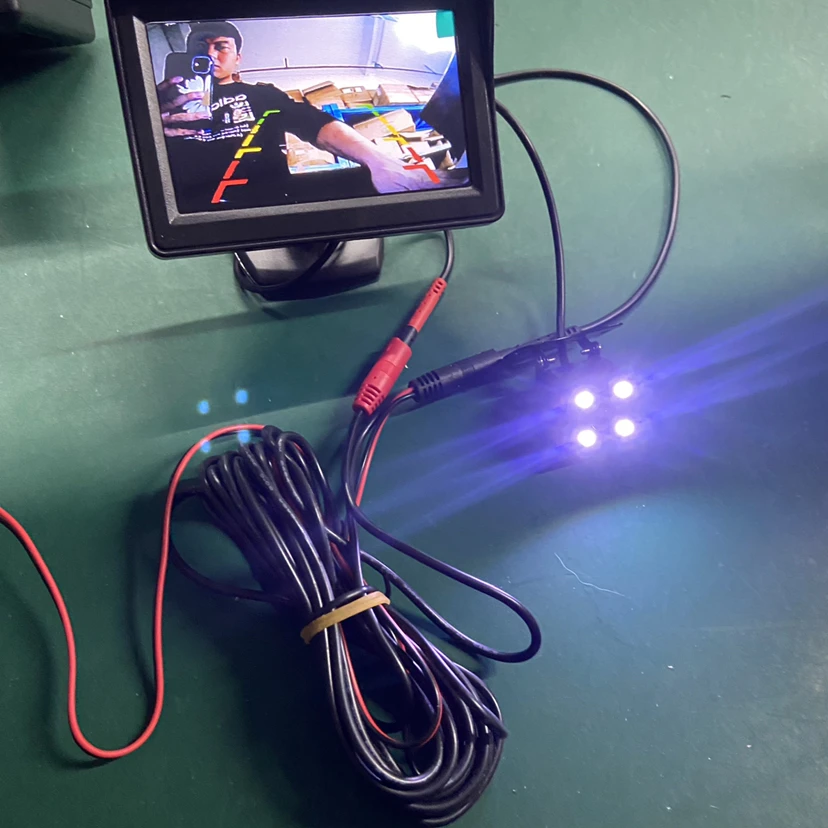 4 3-дюймовый 12 В автомобильный резервный комплект камеры заднего вида камера