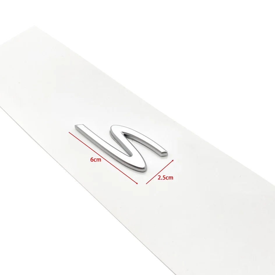 

1 шт. 4 S ABS новый автомобильный логотип брызговик боковая наклейка задний бампер задняя дверь наклейка для багажника Аксессуары для стайлинга