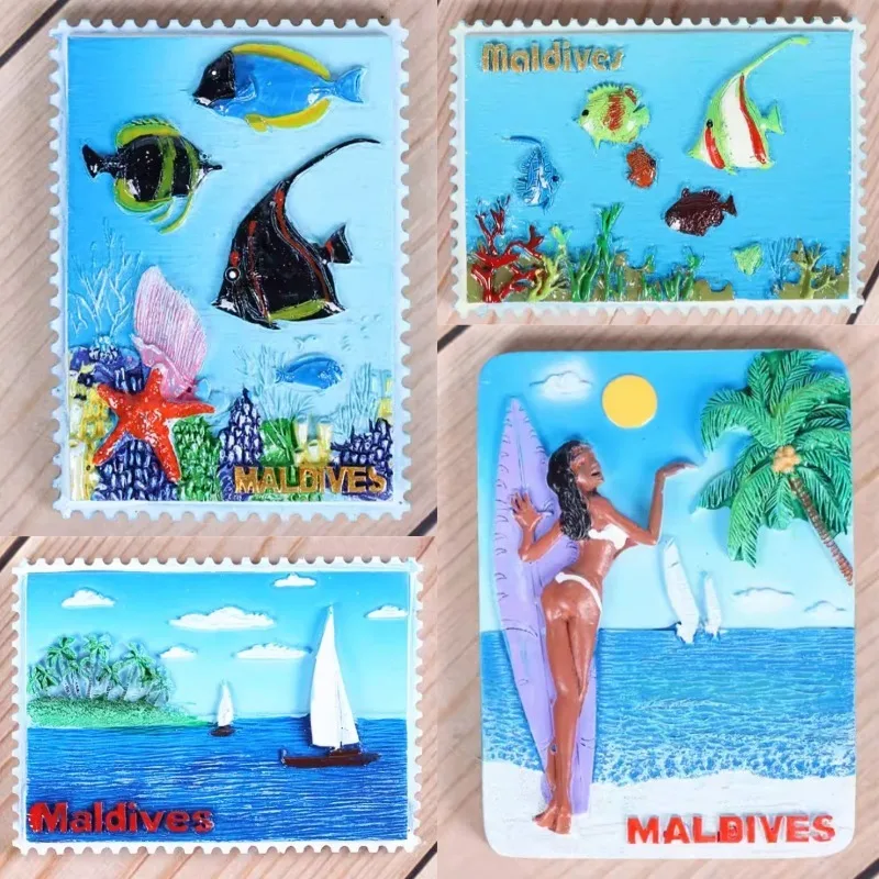 

Maldives Travelling Souvenirs Sea Beach Fridge Magnets Wedding Gifts Maldives Fridge Stickers Message Board Magnetic Stickers