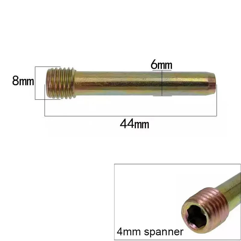 

Винт колодки дискового тормоза для мотоцикла, скутера M10 M8, под насосом, шестигранная головка с головкой под торцевой ключ, фиксированный направляющий болт колодки дискового тормоза