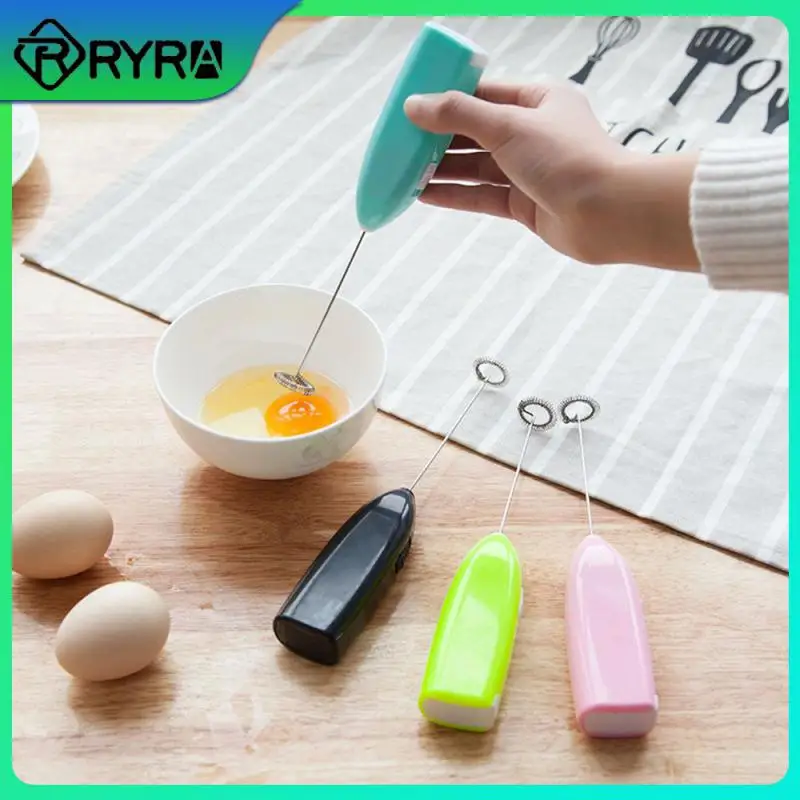 

Mini Creamer Agitator Milk Coffee Frother Rotary Egg Egg Beater Electric Handheld Kitchen Cooking Gadgets Accessories Portable