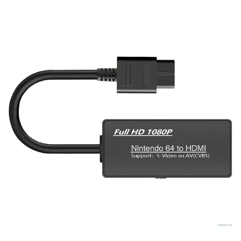 

M5TD N64 AV+S-Video to Converter Video Conversion Adapter for HDTV