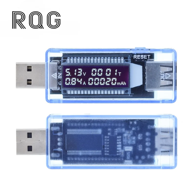 USB Current Voltage Capacity Tester Volt Current Voltage Detect Charger Capacity Tester Meter Mobile Power Detector Battery Test