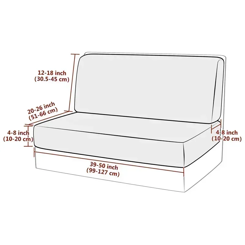 2 шт./компл. эластичный гладкий чехол для обеденной подушки автофургона легкий