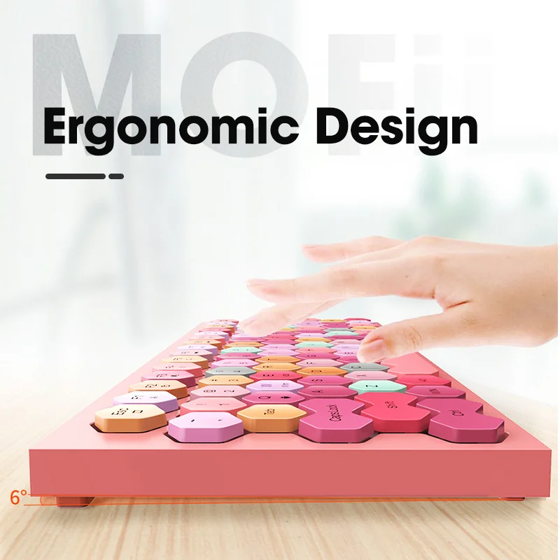 Bluetooth-клавиатура MOFii 2 в 1 и Проводная перезаряжаемая клавиатура с двойным режимом