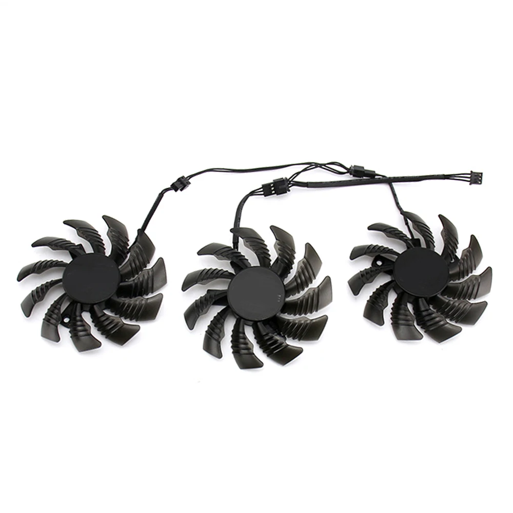 

3PCS 75MM PLD08010S12H 3PIN GTX970 GPU FAN for Gigabyte GV-N970WF3OC-4GD GTX970 Graphics Video Card Cooling