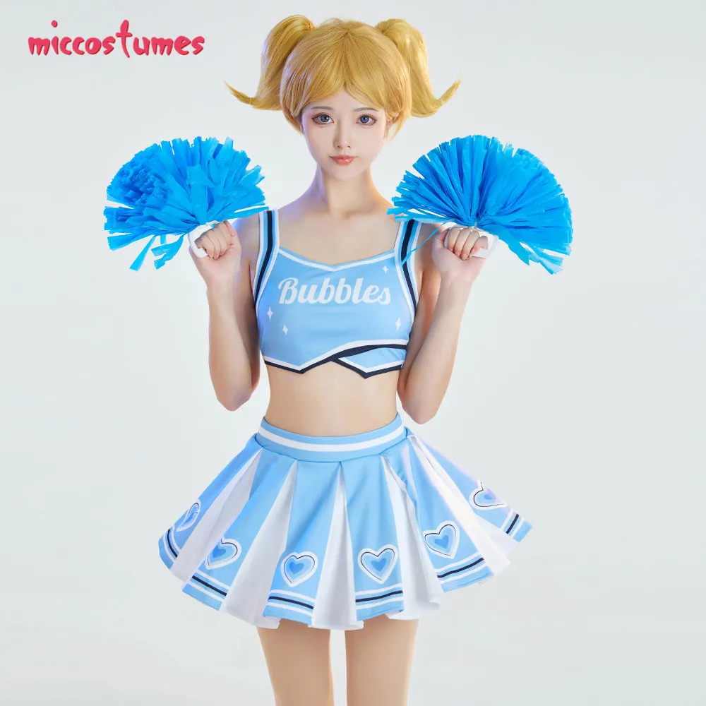 Девочек Костюм школьницы униформа для девочек болельщик костюм синего цвета с