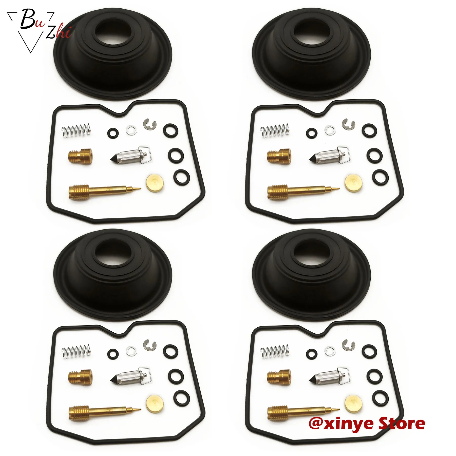 

Набор для Ремонта Карбюратора Suzuki GSF600S BANDIT 1996-2003 GSF600 GSF 600 S, плавающая игла, прокладка, воздушный винт, диафрагма, 4 комплекта