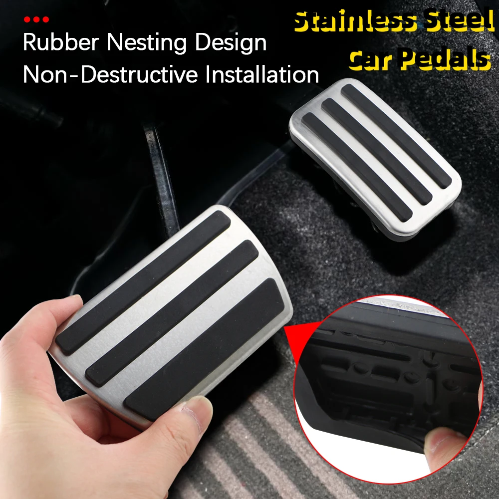 

Педали Из Нержавеющей Стали Для Honda Civic, CRV, Jade, Accord, Elysion, Odyssey: Накладки На Педали Акселератора