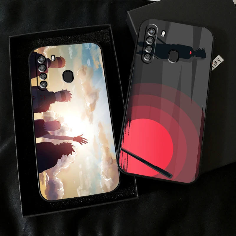 

Japan NARUTO Anime Phone Case For Samsung Galaxy S20 S20FE S20 Ulitra S21 S21FE S21 Plus S21 Ultra Black Soft Carcasa Coque