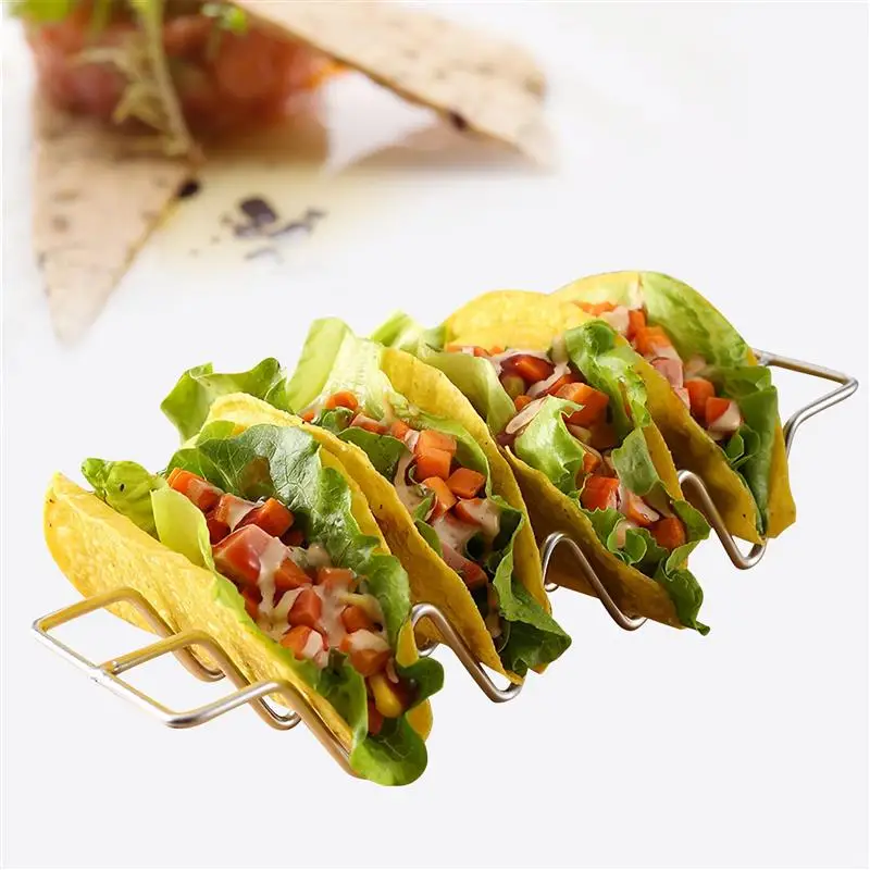 

Держатель для Тако из нержавеющей стали мексиканский Burritos, подставка для дисплея, держатель для хот-догов, кухонные инструменты