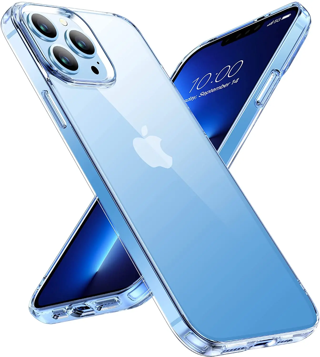 

Чехол Miracase кристально прозрачный, совместимый с iPhone 13 Pro Max (6,7 дюйма, 2021 дюйма),[не пожелтение], противоударный защитный бампер