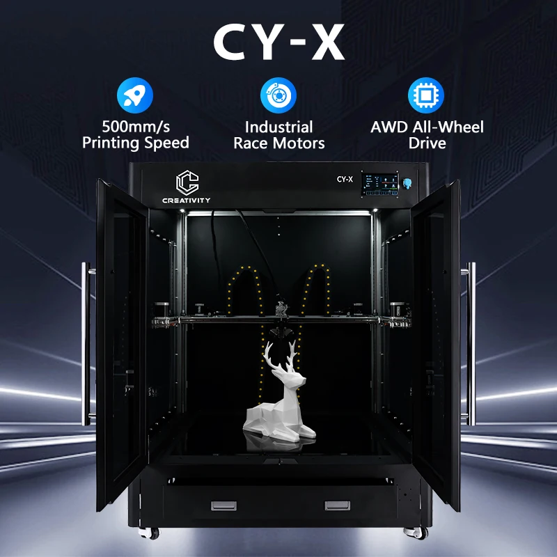 Большой форматный 3D-принтер CY-X с автоматическим датчиком выравнивания кровати