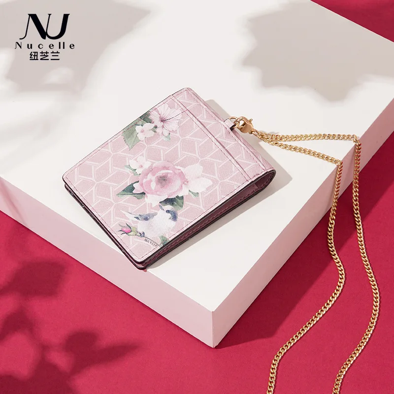 Short Wallet 2022 New Trendy Retro Printing Thin Section Multi-Card Space Large Capacity Small Fresh Women Shoulder Coin Purse