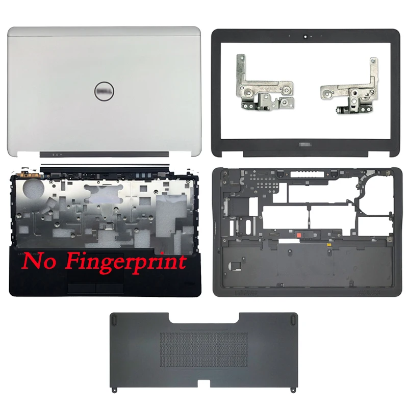 

NEW Laptop For Dell E7240 LCD Back Cover/LCD Front Bezel/Palmrest/Bottom Door Cover 0WRMNK WRMNK AM0VM000701 Silver Top Case