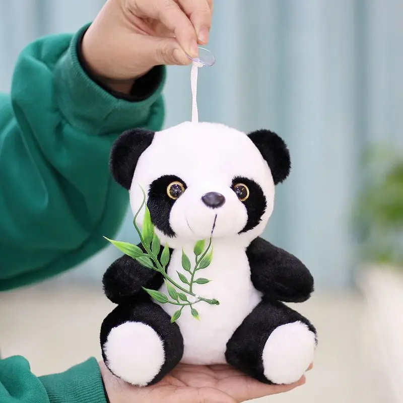 

Panda Plush Doll Sucker Lanyard Stuffed Animals Kids Toys 15CM