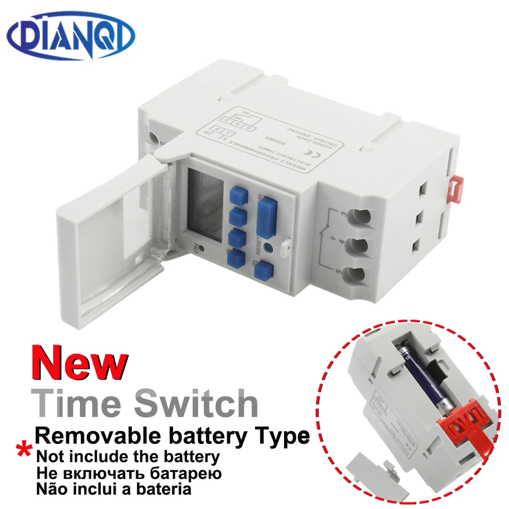 

Цифровой программируемый таймер DIANQI tp8a16 220В