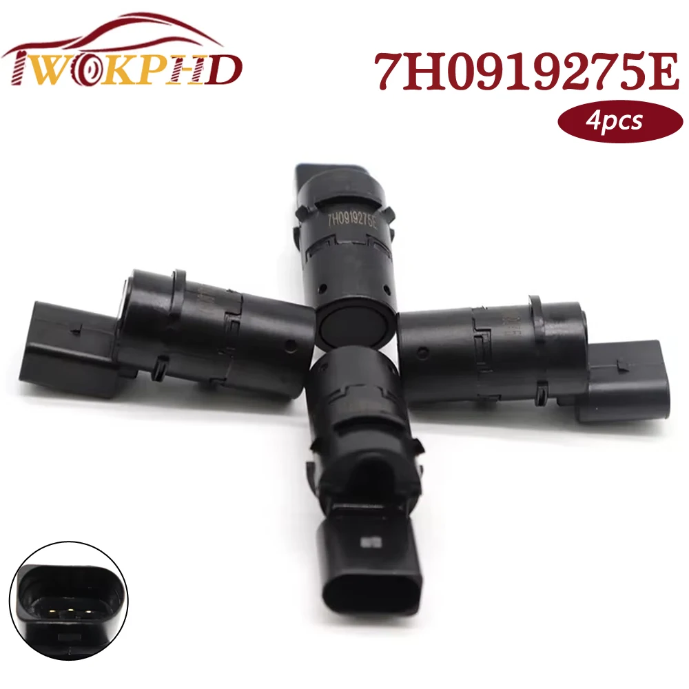 Новый датчик парковки 4x PDC для Volkswagen T5 MULTIVAN CARAVELLE TRANSPORTER передний SEAT Audi A6 Allroad 7H0919275B