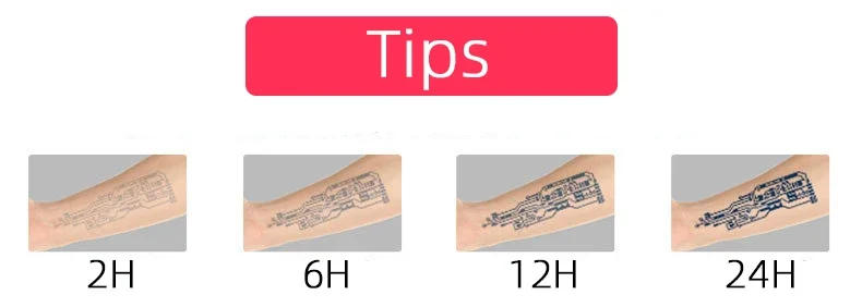 Прочная травяная поддельная татуировка Медузы для женщин и мужчин